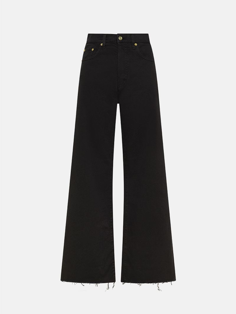 Luna mid rise flared reactive dyed row edge