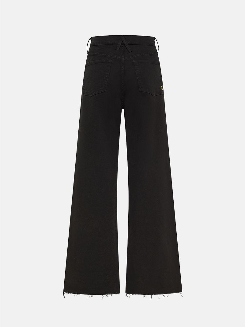 Luna mid rise flared reactive dyed row edge