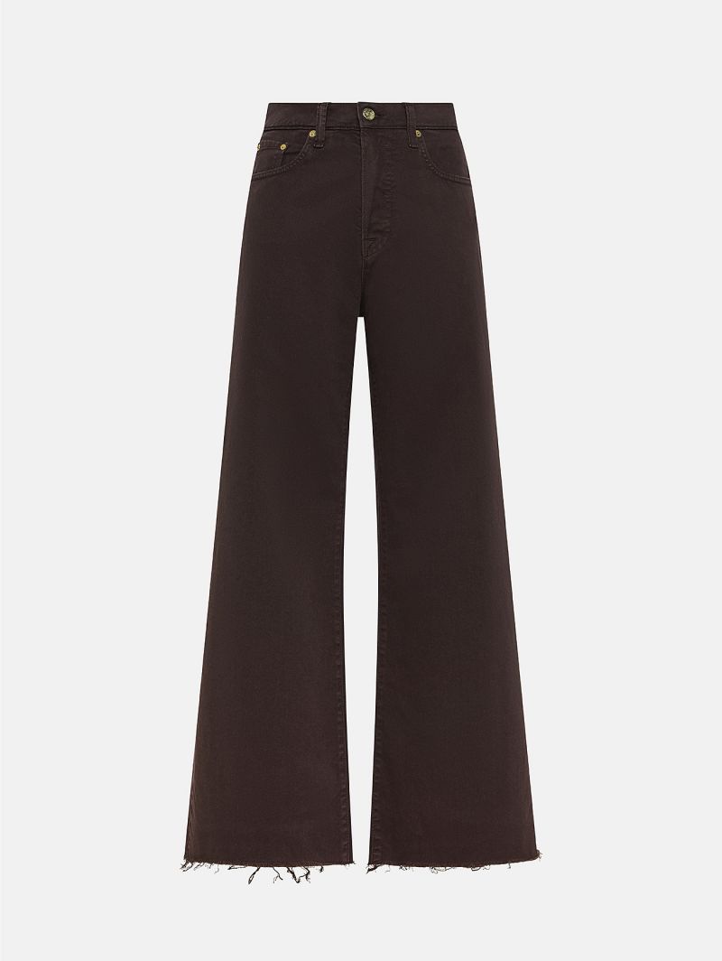 Luna mid rise flared reactive dyed row edge