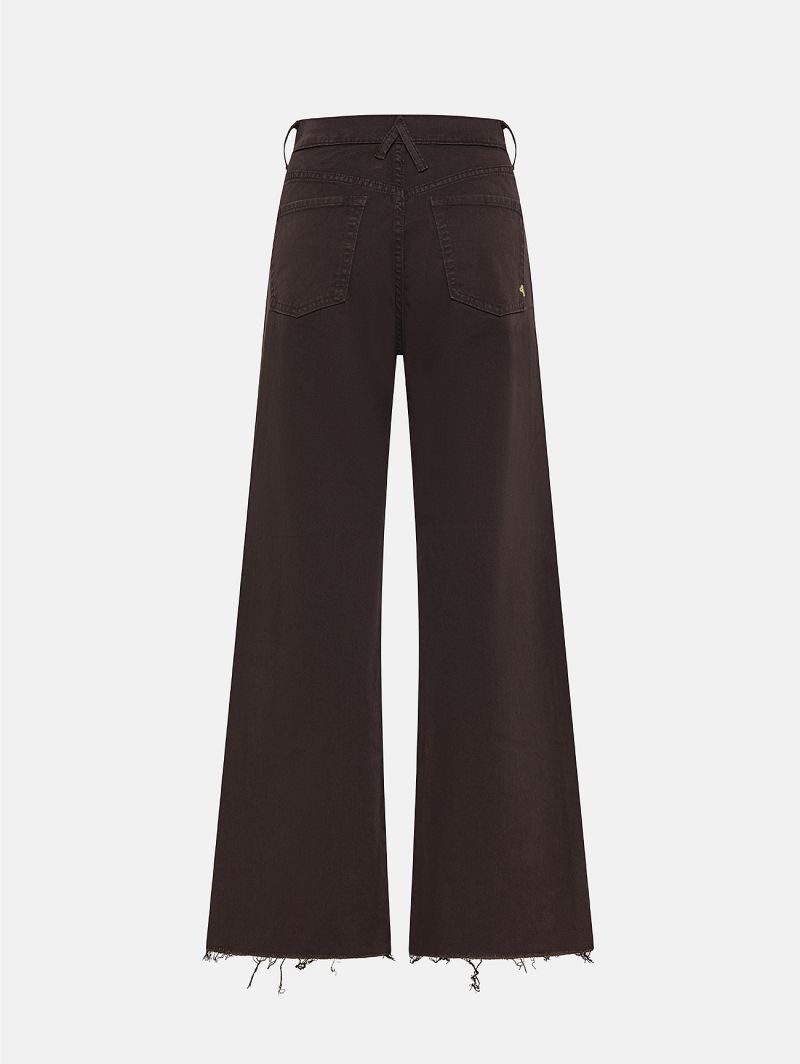Luna mid rise flared reactive dyed row edge