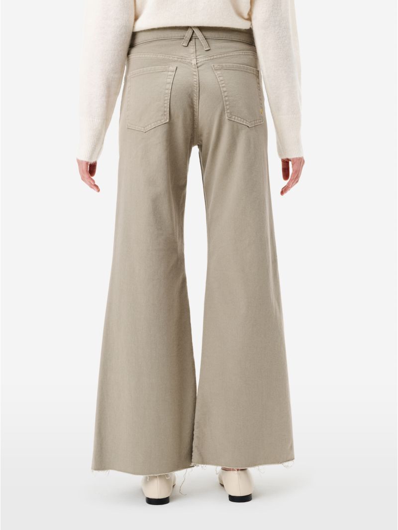 Dark beige flared Luna jeans