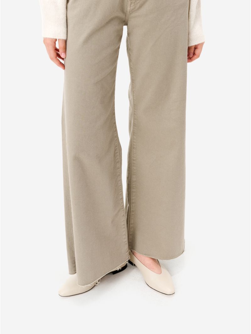 Dark beige flared Luna jeans