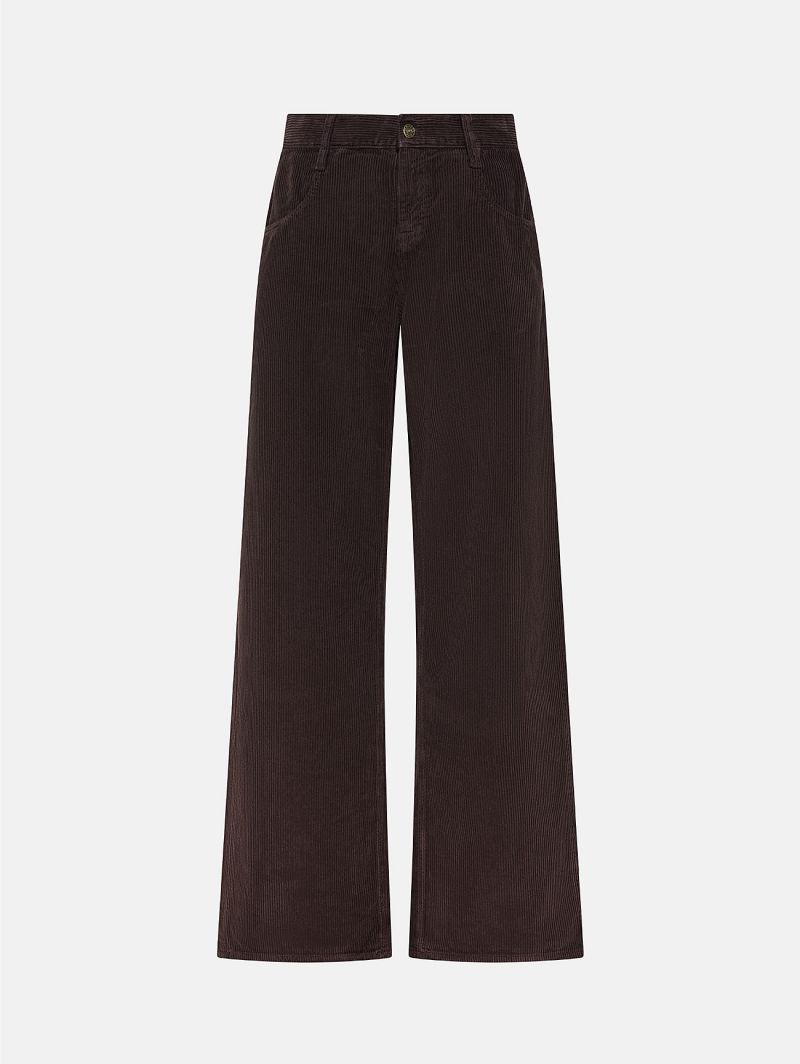 Aida low super fitted low waist volume leg direct dyed