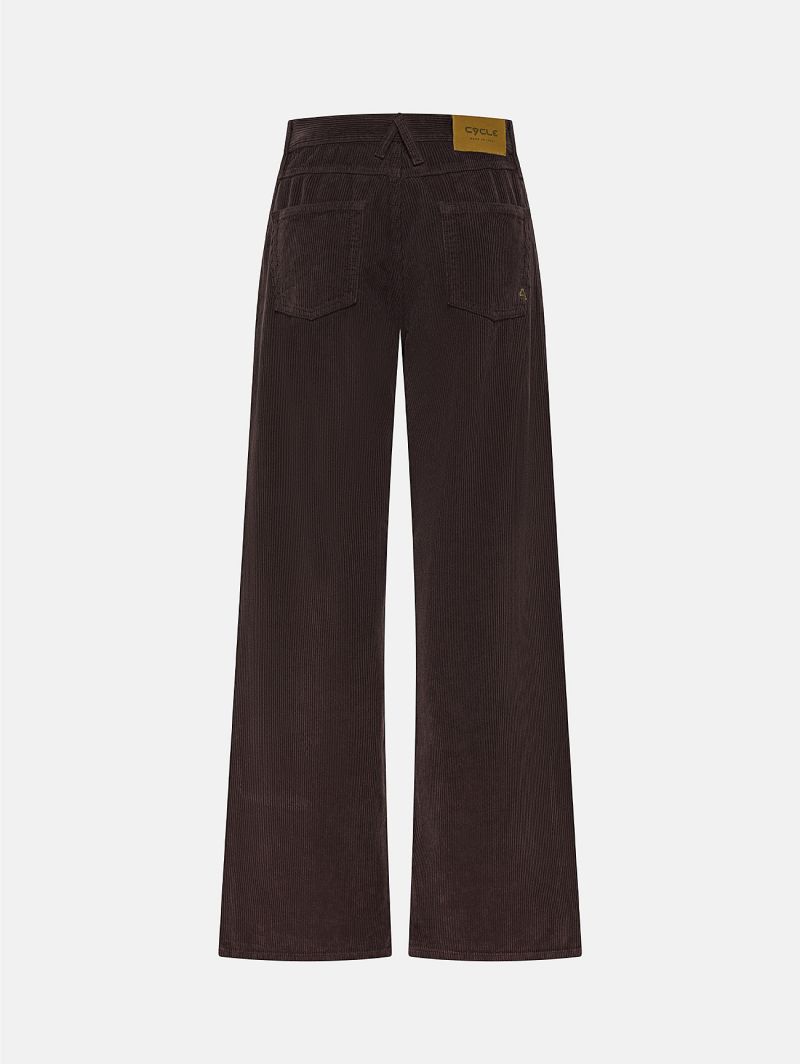 Aida low super fitted low waist volume leg direct dyed