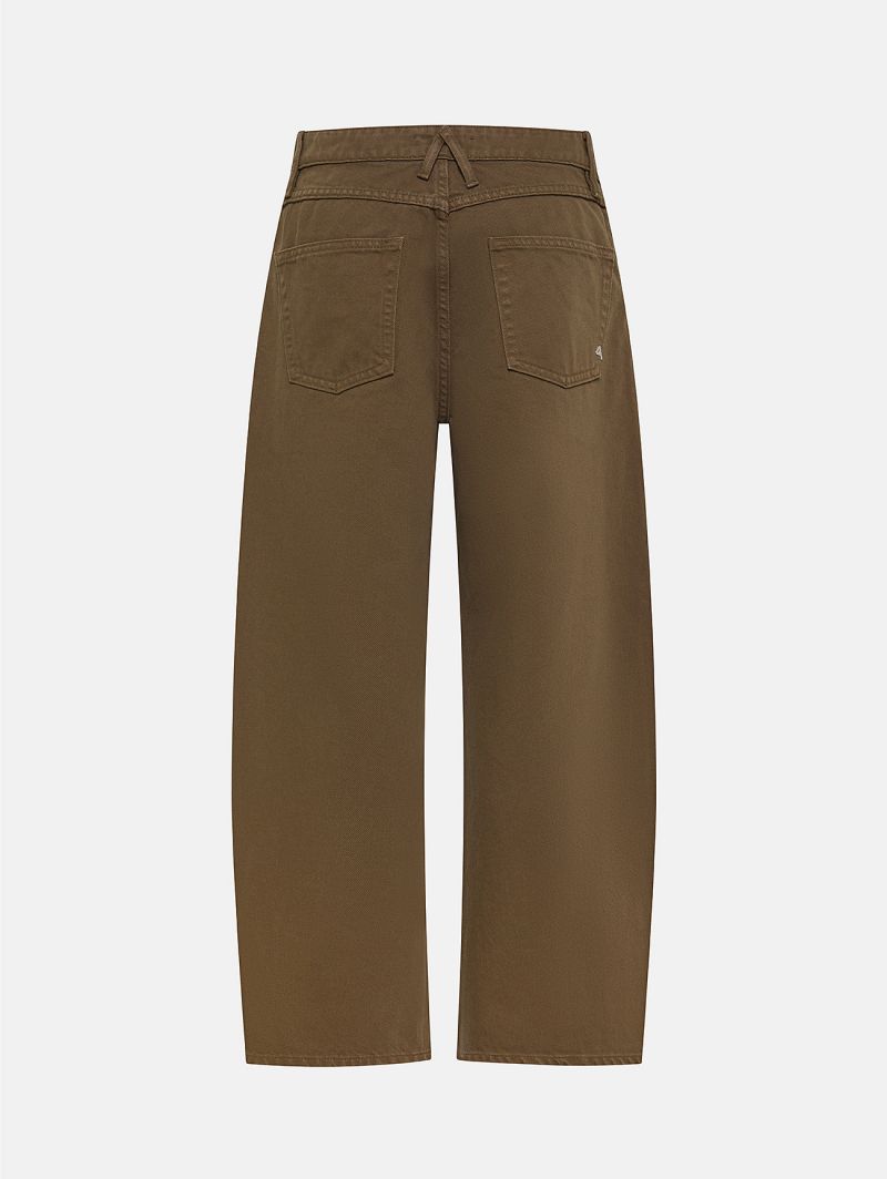 Aida crop super fitted low waist cropped curve leg direct dyed