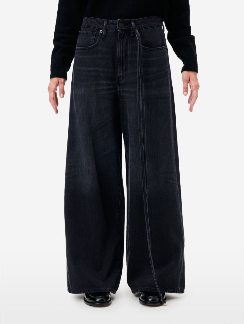 Big low mid rise super wide leg light vintage