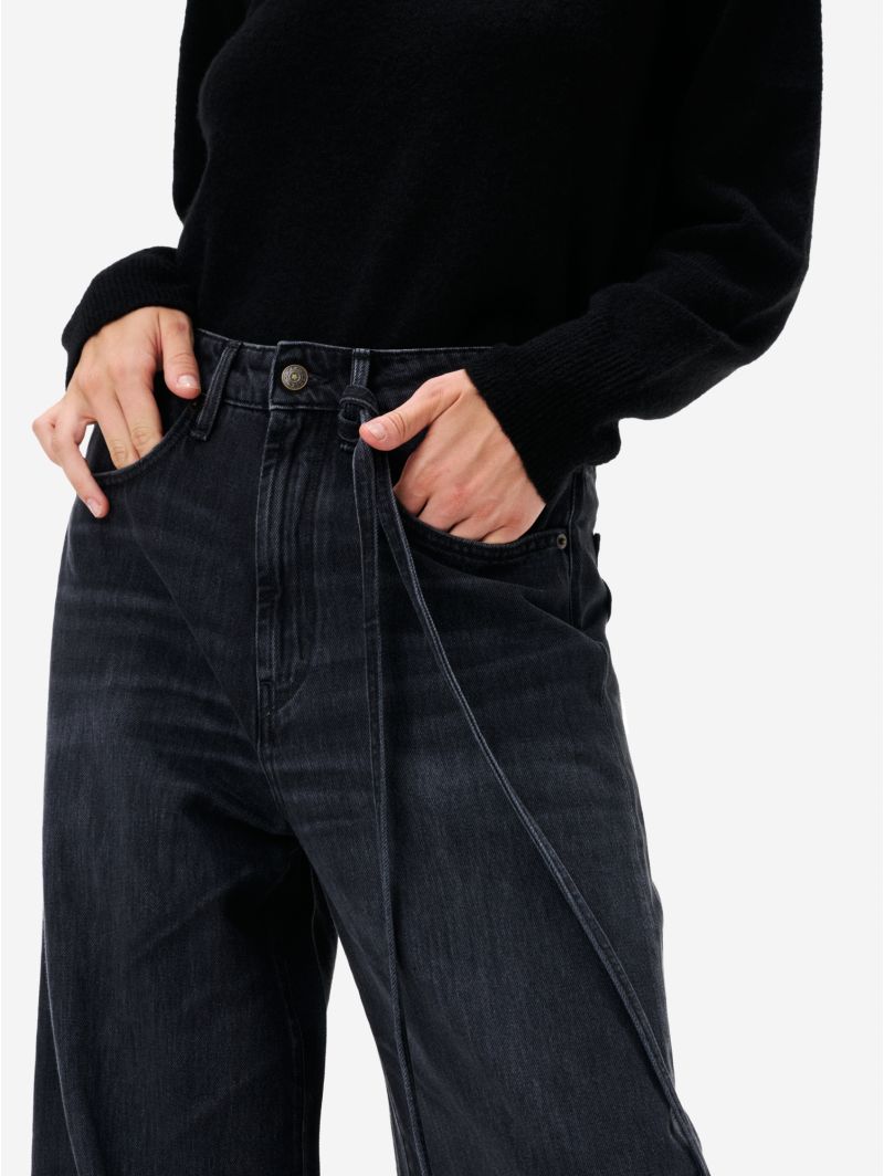 Big low mid rise super wide leg light vintage