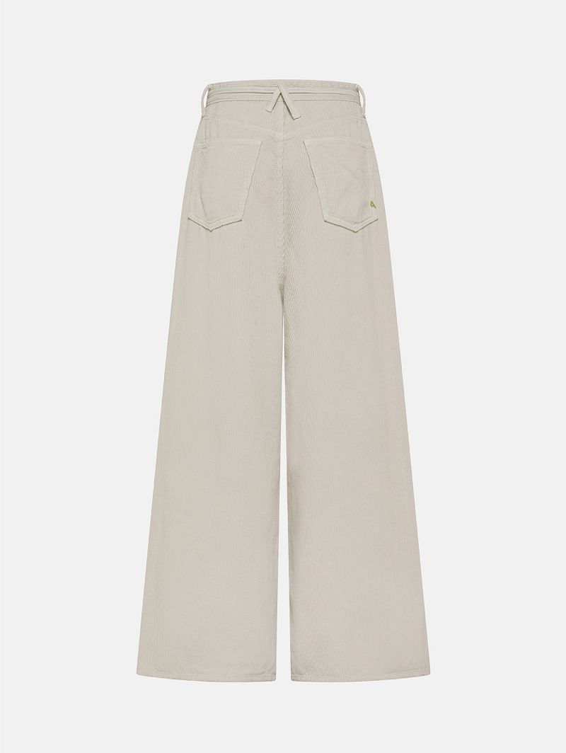 Big low mid rise super wide leg direct dyed
