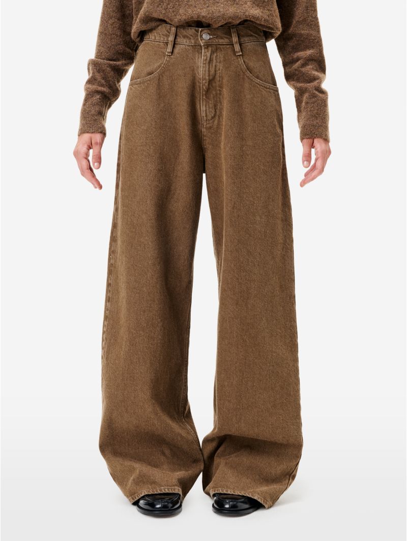 Camel loose-fit Emily jeans