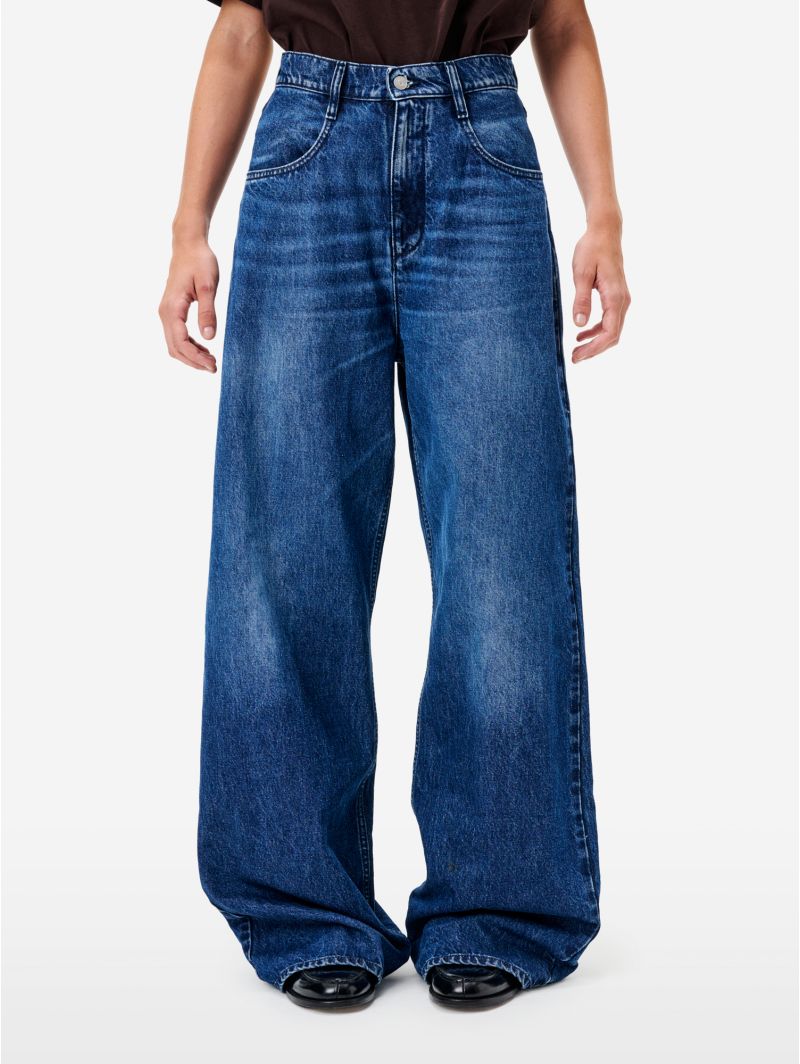 Jeans Emily loose fit effetto vintage navy blue