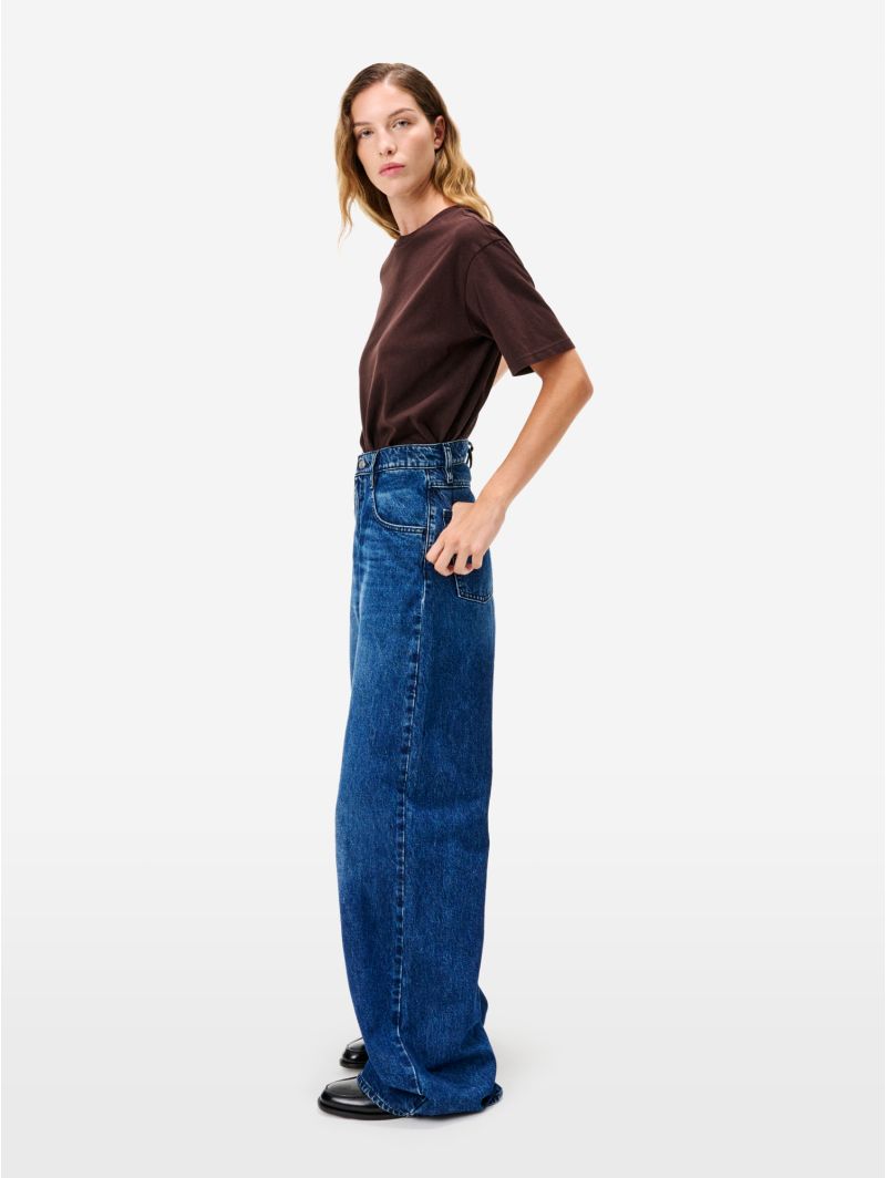Jeans Emily loose fit effetto vintage navy blue