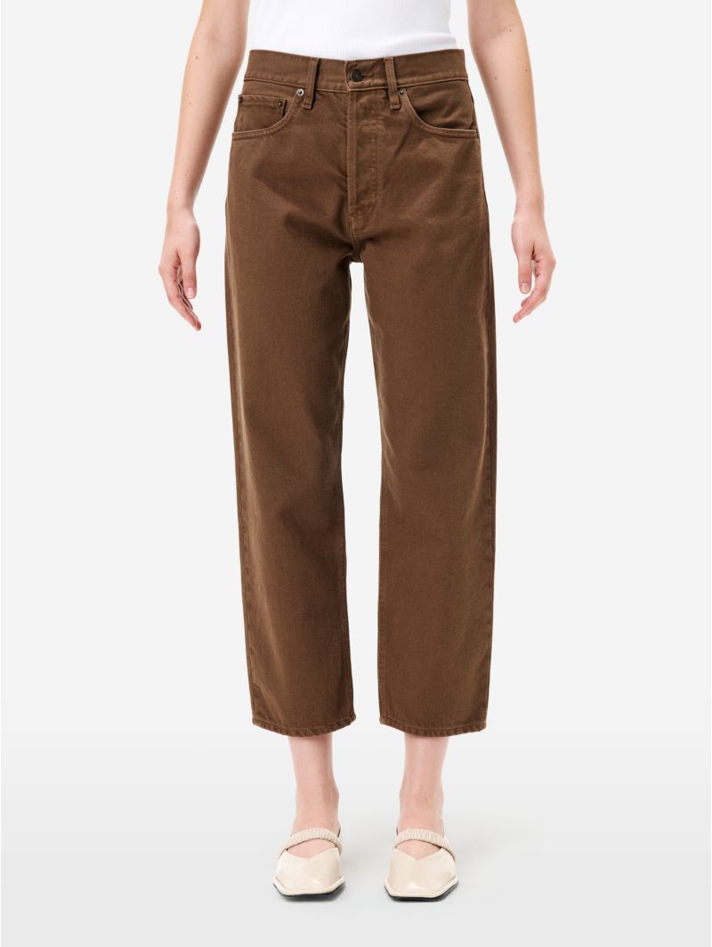 Camel Bella mum-fit jeans
