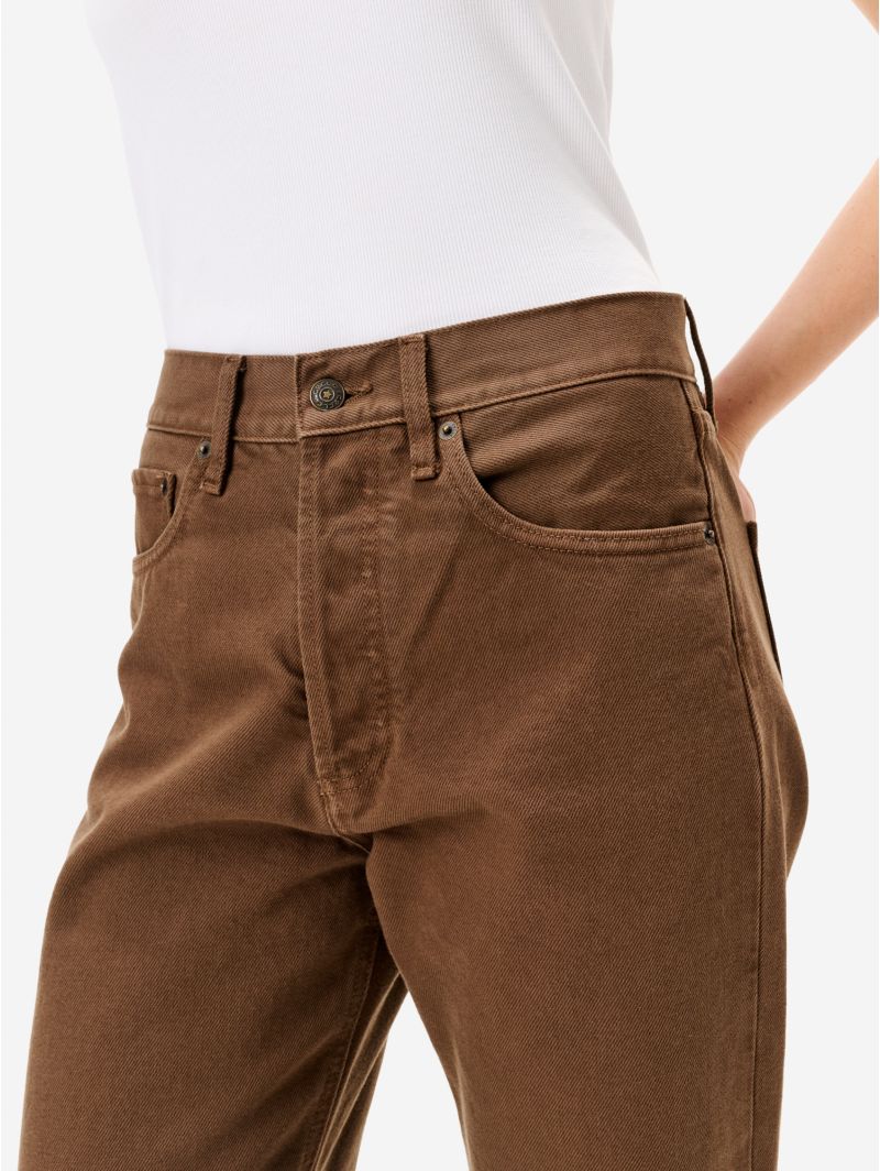 Camel Bella mum-fit jeans
