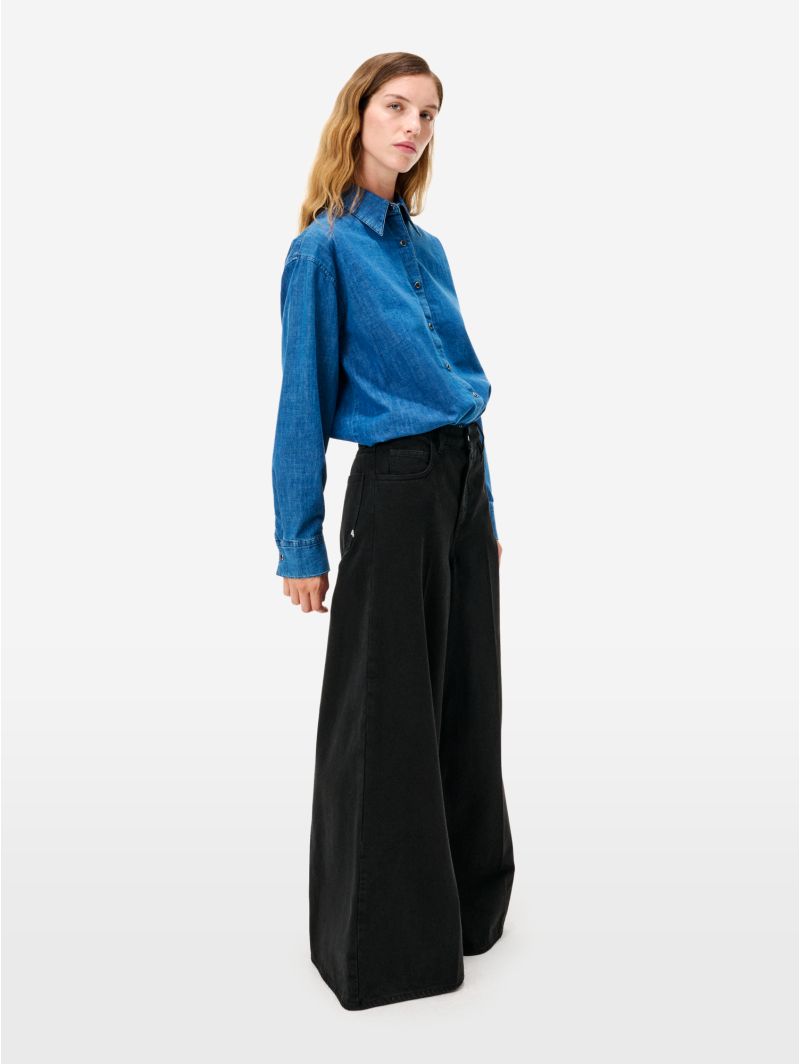 Anna wide pant direct dyed