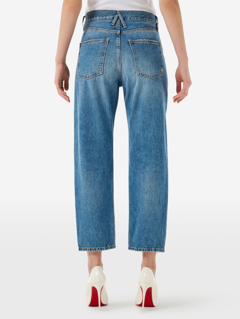 BELLA '90s FIT MID RISE STRAIGHT MID TONE NATURAL VINTAGE