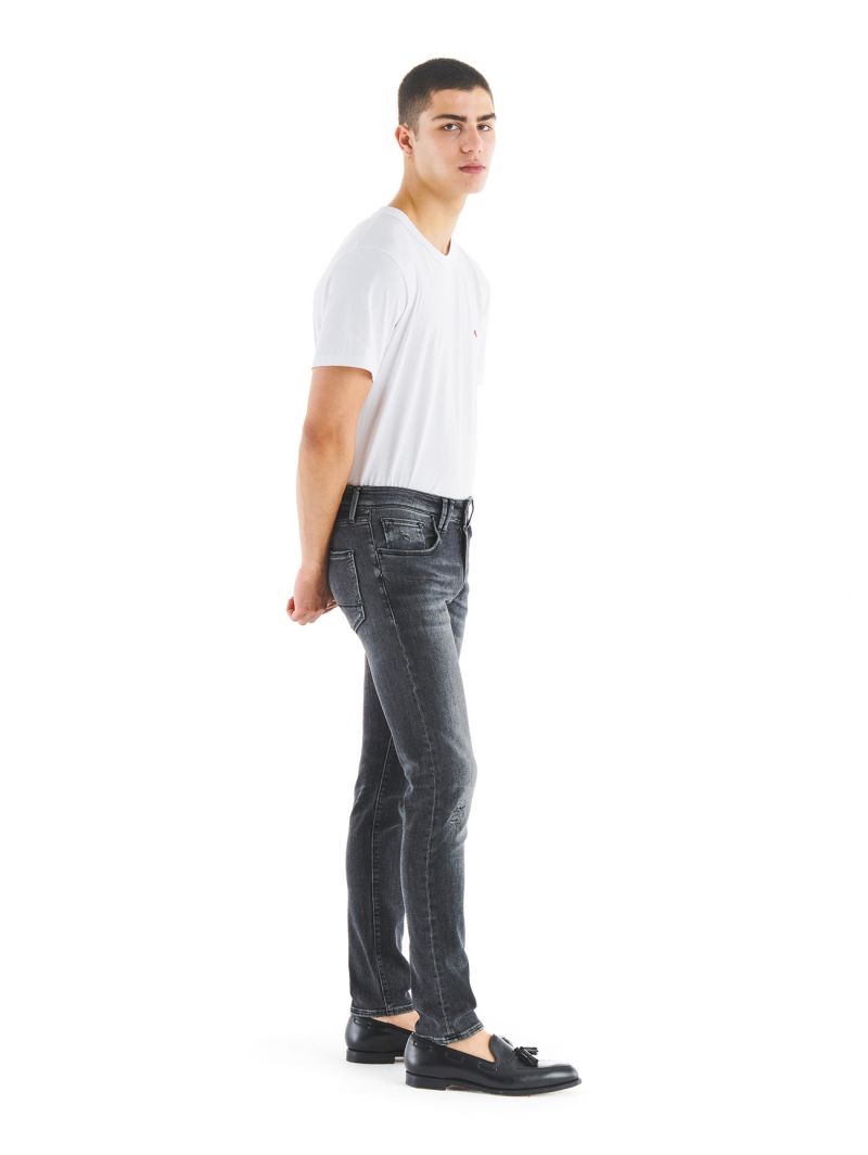 TOUCH STRETCH SKINNY USED WASH REPAIRED