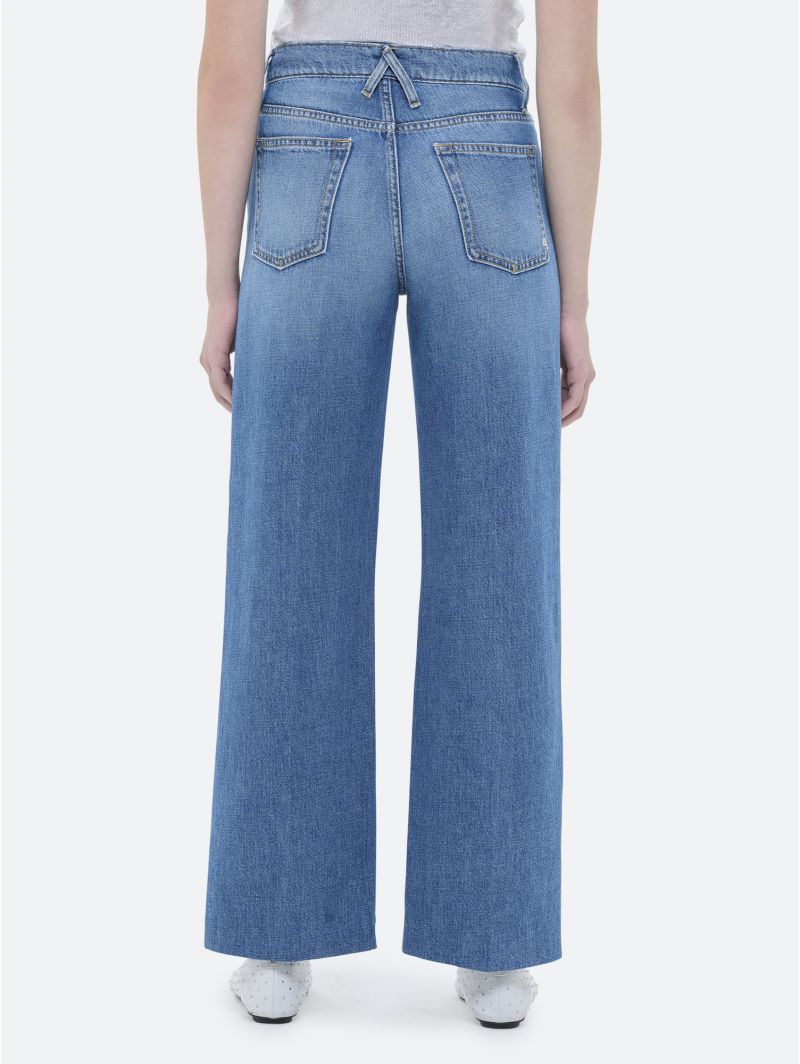 RIGHT STRAIGHT LEG MID TONE STONE WASH