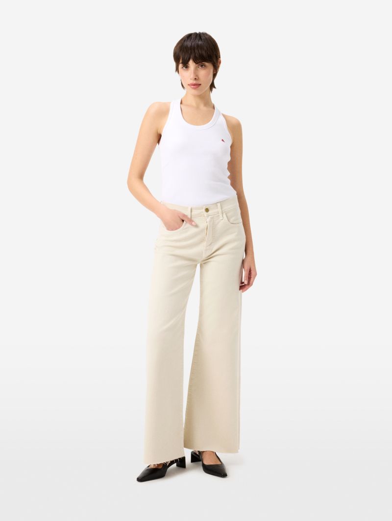 Luna mid rise flared reactive dyed row edge